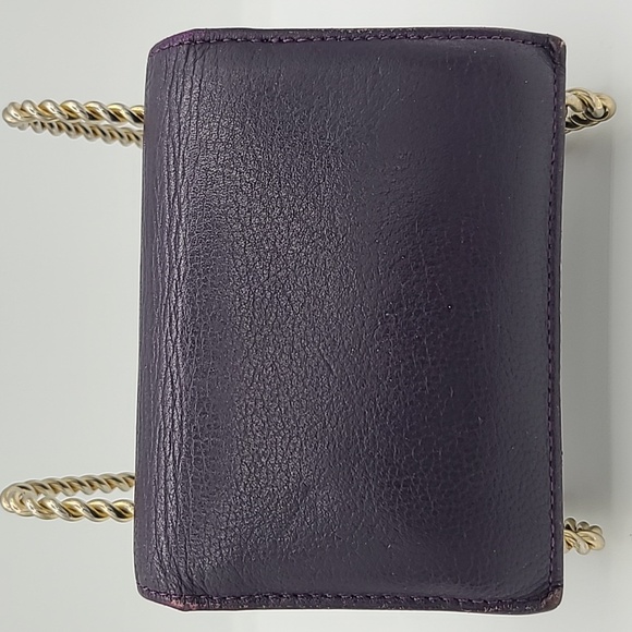 Miu Miu - purple leather bowtie card holder - Picture 2 of 10